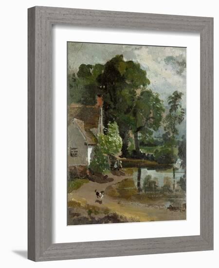 Willy Lott's House, Near Flatford Mill, circa 1811-John Constable-Framed Giclee Print