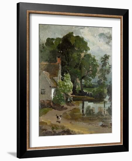 Willy Lott's House, Near Flatford Mill, circa 1811-John Constable-Framed Giclee Print