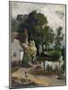 Willy Lott's House, near Flatford Mill (Oil on Canvas, 1813)-John Constable-Mounted Giclee Print