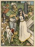 The Princess Discovers a Frog at Her Feet: Curiously He Too is Wearing a Crown-Willy Planck-Art Print