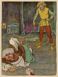 The Princess Discovers a Frog at Her Feet: Curiously He Too is Wearing a Crown-Willy Planck-Art Print