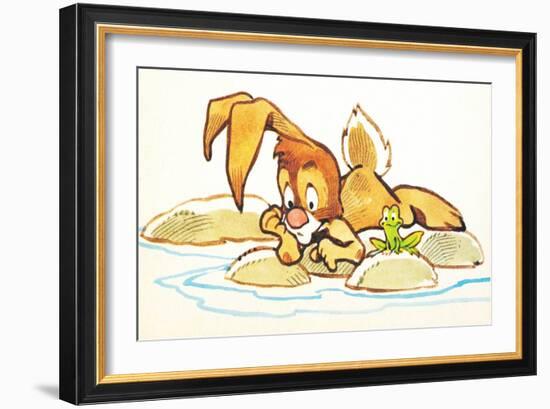 Willy Rabbit and the Easter Bunny Caper - Jack & Jill-Dennis Anderson-Framed Giclee Print