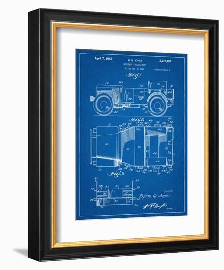 Willy's Jeep Patent-null-Framed Art Print