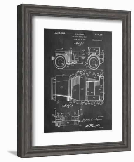 Willy's Jeep Patent-null-Framed Art Print