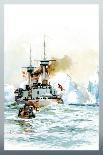 Naval Battle Santiago-Willy Stower-Art Print