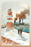 Steamship 'Deutschland'-Willy Stower-Art Print