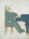 Johannes Brahms at the Piano-Willy von Beckerath-Giclee Print