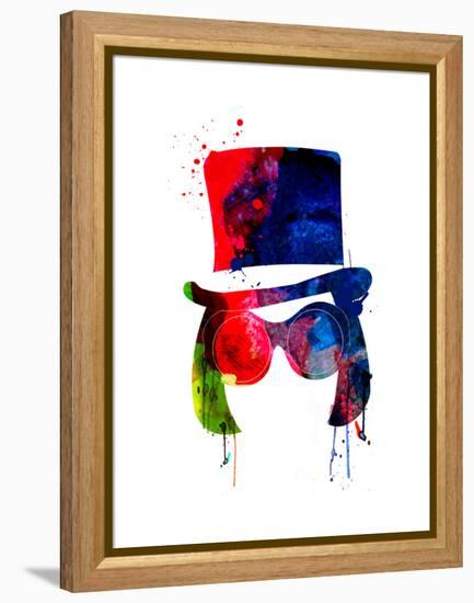 Willy Watercolor-Lora Feldman-Framed Stretched Canvas