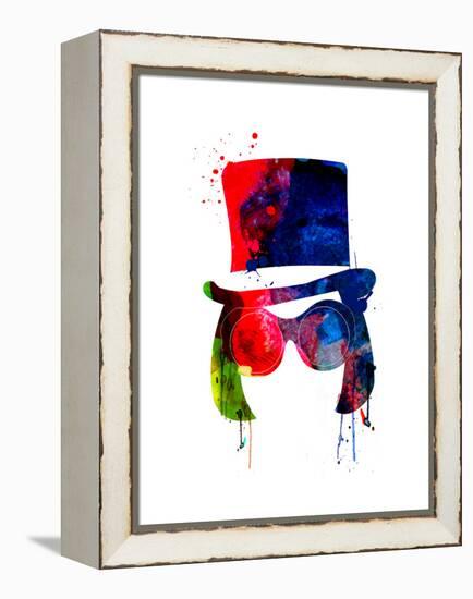 Willy Watercolor-Lora Feldman-Framed Stretched Canvas