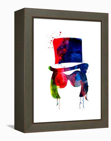 Willy Watercolor-Lora Feldman-Framed Stretched Canvas