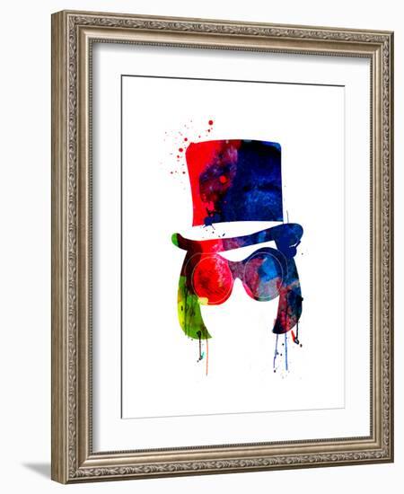 Willy Watercolor-Lora Feldman-Framed Premium Giclee Print