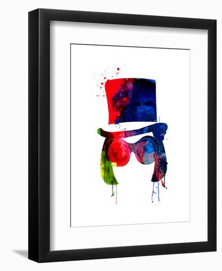 Willy Watercolor-Lora Feldman-Framed Art Print