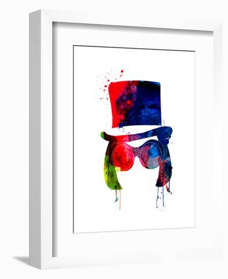 Willy Watercolor-Lora Feldman-Framed Art Print