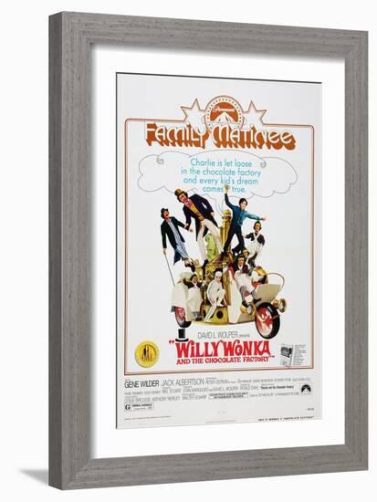 Willy Wonka and the Chocolate Factory, 1971-null-Framed Art Print