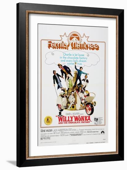 Willy Wonka and the Chocolate Factory, 1971-null-Framed Art Print