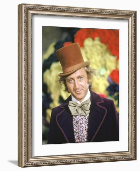 Willy Wonka And The Chocolate Factory, Gene Wilder, 1971-null-Framed Photo