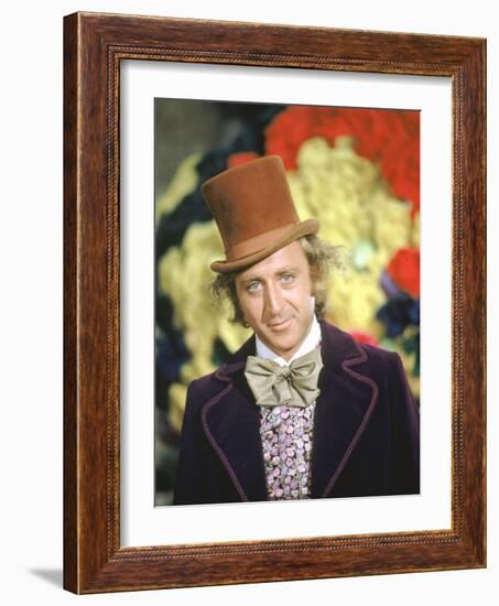 Willy Wonka And The Chocolate Factory, Gene Wilder, 1971-null-Framed Photo