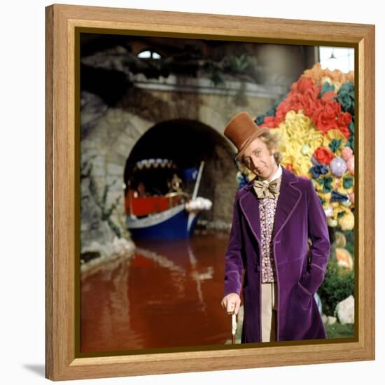 Willy Wonka And The Chocolate Factory, Gene Wilder, 1971-null-Framed Stretched Canvas