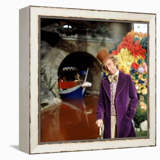 Willy Wonka And The Chocolate Factory, Gene Wilder, 1971-null-Framed Stretched Canvas