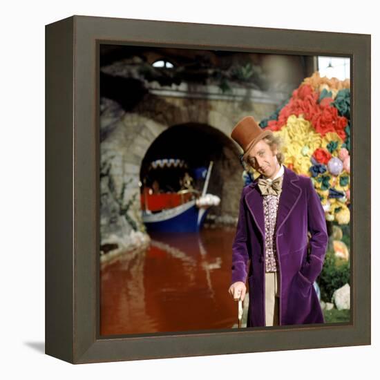 Willy Wonka And The Chocolate Factory, Gene Wilder, 1971-null-Framed Stretched Canvas