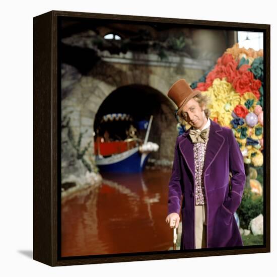 Willy Wonka And The Chocolate Factory, Gene Wilder, 1971-null-Framed Stretched Canvas