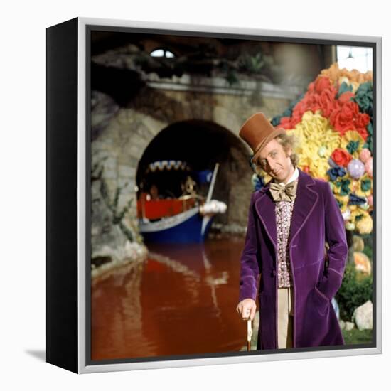 Willy Wonka And The Chocolate Factory, Gene Wilder, 1971-null-Framed Stretched Canvas