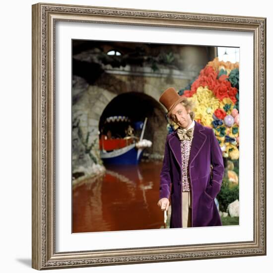 Willy Wonka And The Chocolate Factory, Gene Wilder, 1971-null-Framed Photo