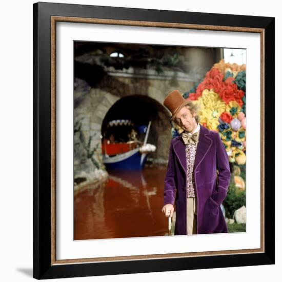 Willy Wonka And The Chocolate Factory, Gene Wilder, 1971-null-Framed Photo