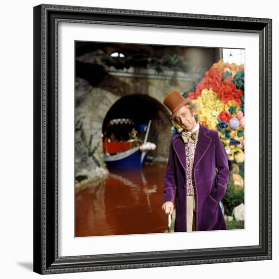 Willy Wonka And The Chocolate Factory, Gene Wilder, 1971-null-Framed Photo