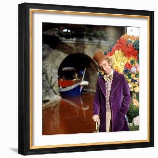 Willy Wonka And The Chocolate Factory, Gene Wilder, 1971-null-Framed Photo