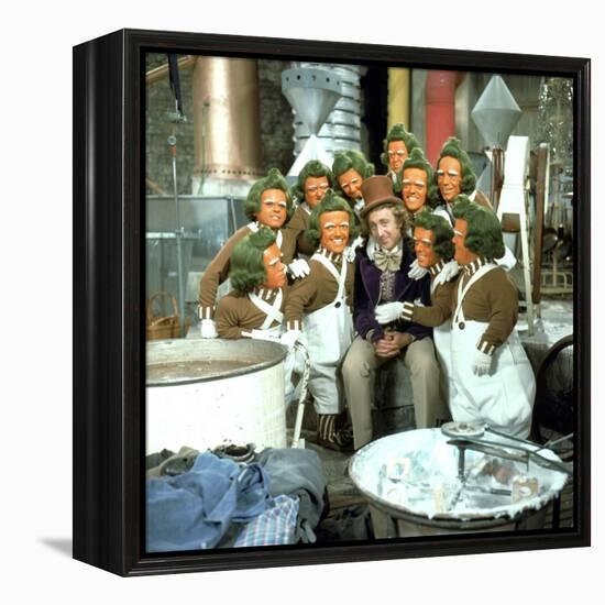 Willy Wonka And The Chocolate Factory, Gene Wilder, Oompa-Loompas, 1971-null-Framed Stretched Canvas