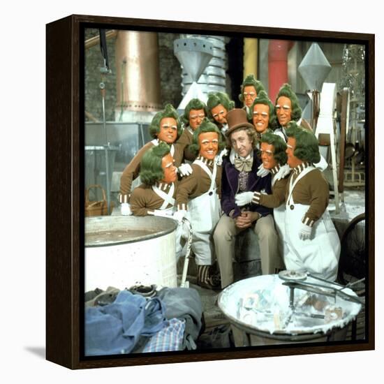 Willy Wonka And The Chocolate Factory, Gene Wilder, Oompa-Loompas, 1971-null-Framed Stretched Canvas