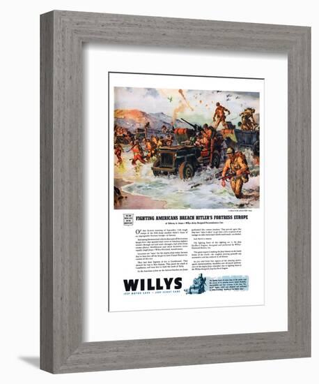 Willys - Fighting Americans…-null-Framed Art Print