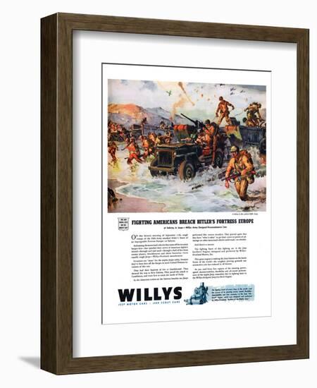 Willys - Fighting Americans…-null-Framed Art Print