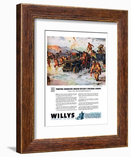 Willys - Fighting Americans…-null-Framed Art Print