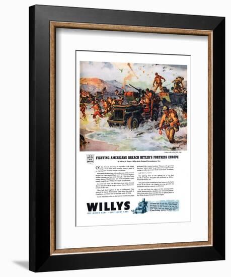 Willys - Fighting Americans…-null-Framed Art Print