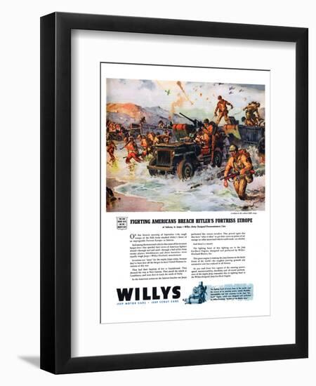 Willys - Fighting Americans…--Framed Art Print