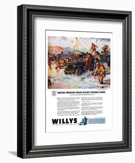 Willys - Fighting Americans…-null-Framed Art Print