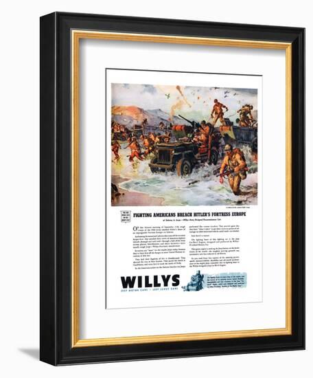 Willys - Fighting Americans…-null-Framed Art Print