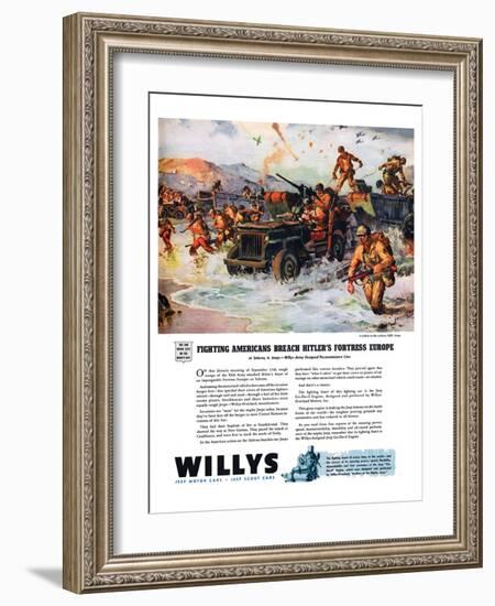 Willys - Fighting Americans…-null-Framed Art Print