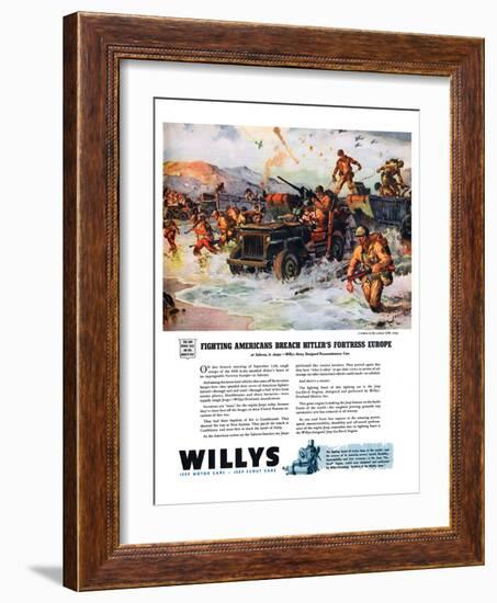 Willys - Fighting Americans…-null-Framed Art Print