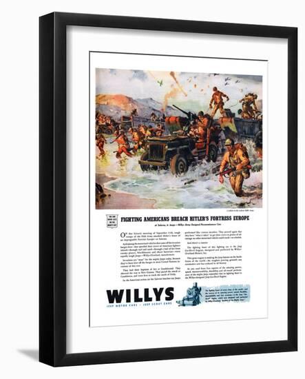 Willys - Fighting Americans…-null-Framed Art Print