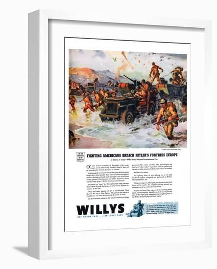 Willys - Fighting Americans…-null-Framed Art Print