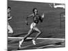 Wilma Rudolph, Across the Finish Line to Win One of Her 3 Gold Medals at the 1960 Summer Olympics-Mark Kauffman-Mounted Premium Photographic Print
