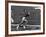 Wilma Rudolph, Across the Finish Line to Win One of Her 3 Gold Medals at the 1960 Summer Olympics-Mark Kauffman-Framed Premium Photographic Print