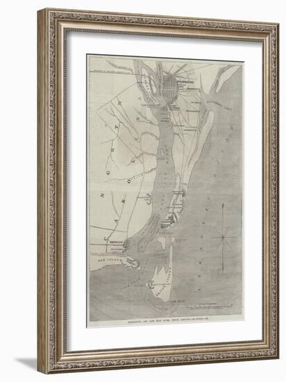 Wilmington and Cape Fear River, North Carolina-John Dower-Framed Giclee Print