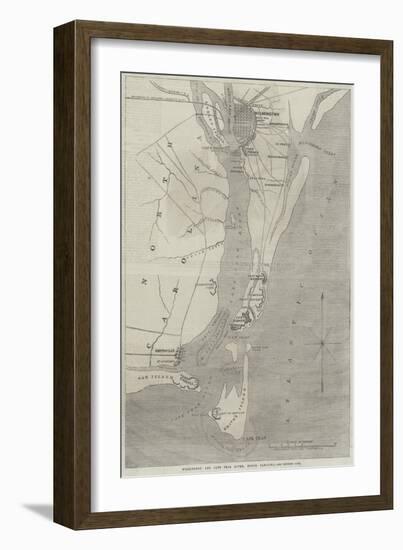 Wilmington and Cape Fear River, North Carolina-John Dower-Framed Giclee Print