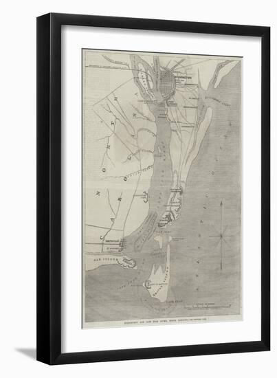 Wilmington and Cape Fear River, North Carolina-John Dower-Framed Giclee Print