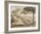 Wilmot's Hill, Kent (W/C, B/C and Chalk on Paper)-Samuel Palmer-Framed Giclee Print