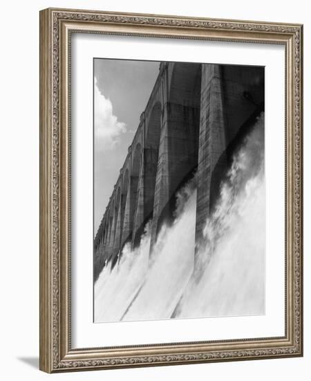 Wilson Dam, Flood Gates-Philip Gendreau-Framed Photographic Print